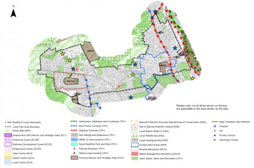 Plan showing proposala for Heaton
