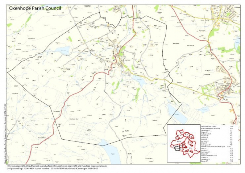 Image of the Oxenhope Neighbourhood Plan Boundary