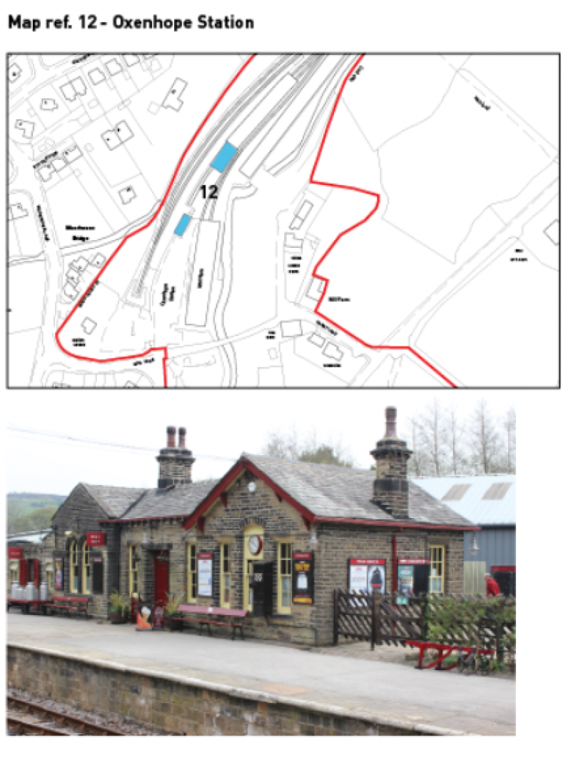 Map and image of Oxenhope Station