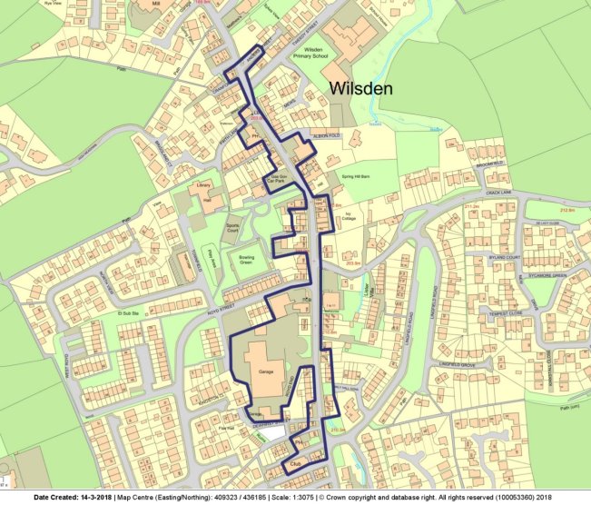 Map of Wilsden Local Centre.
