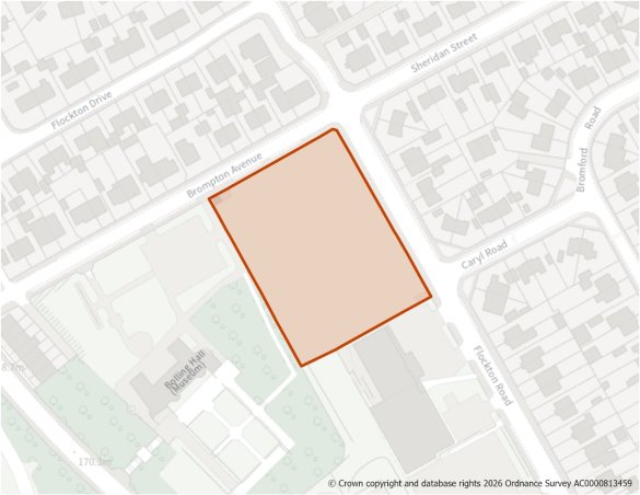 This is a map showing the boundary of housing allocation site H931.