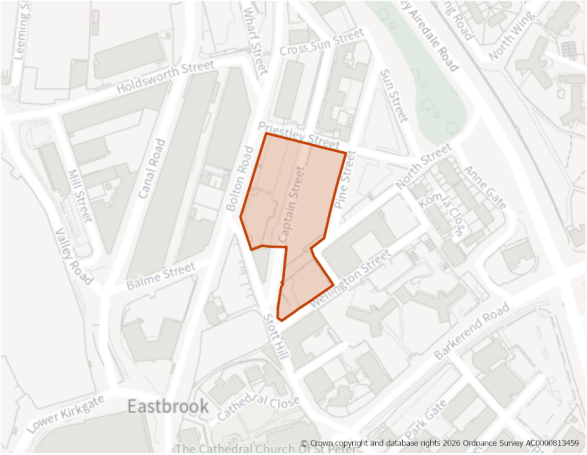This is a map showing the boundary of housing allocation site H230.