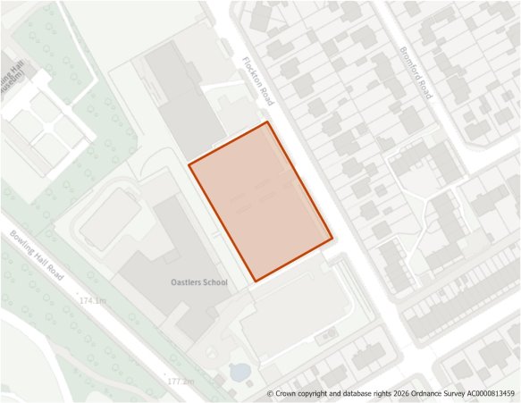 This is a map showing the boundary of housing allocation site H946.