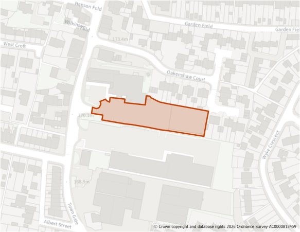 This is a map showing the boundary of housing allocation site H956.