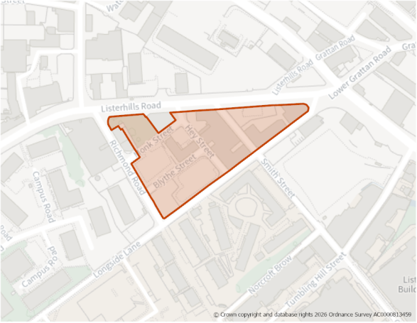 This is a map showing the boundary of housing allocation site H232.