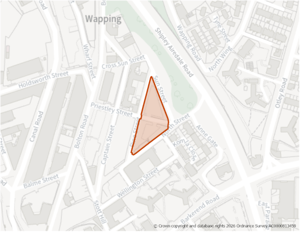 This is a map showing the boundary of housing allocation site H234.