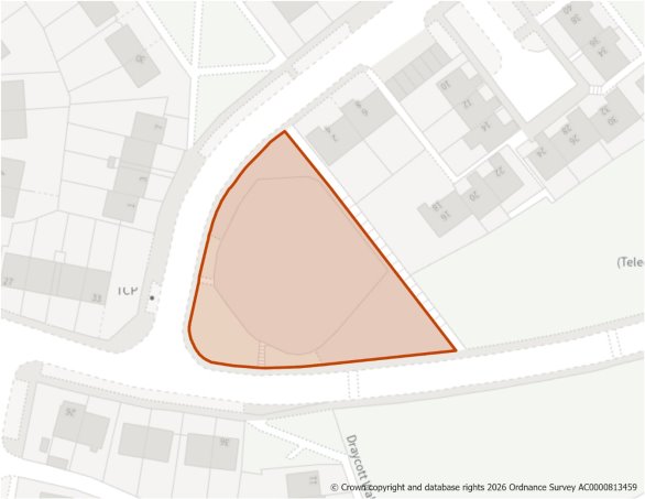 This is a map showing the boundary of housing allocation site H983.