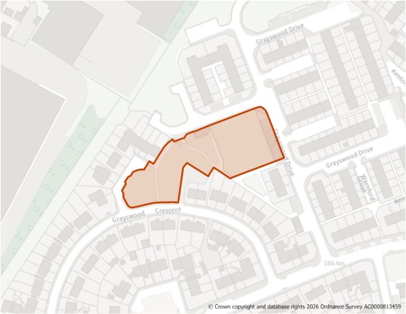This is a map showing the boundary of housing allocation site H990.