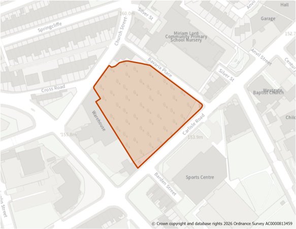 This is a map showing the boundary of housing allocation site H782