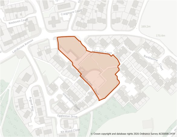 This is a map showing the boundary of housing allocation site H1003.