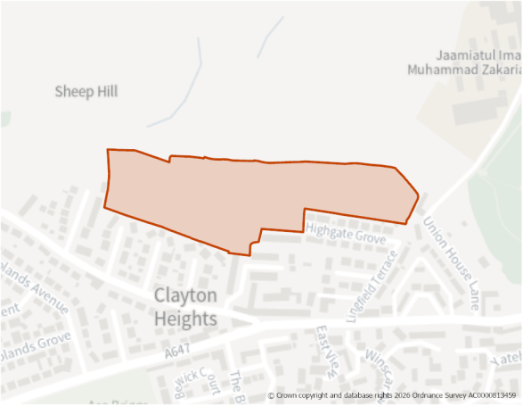 This is a map showing the boundary of housing allocation site H1144.
