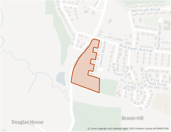 This is a map showing the boundary of housing allocation site H1562.