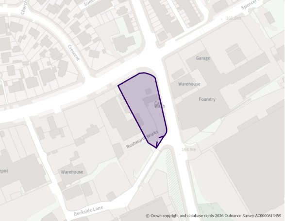 This is a map of the boundary of employment allocation site E76.