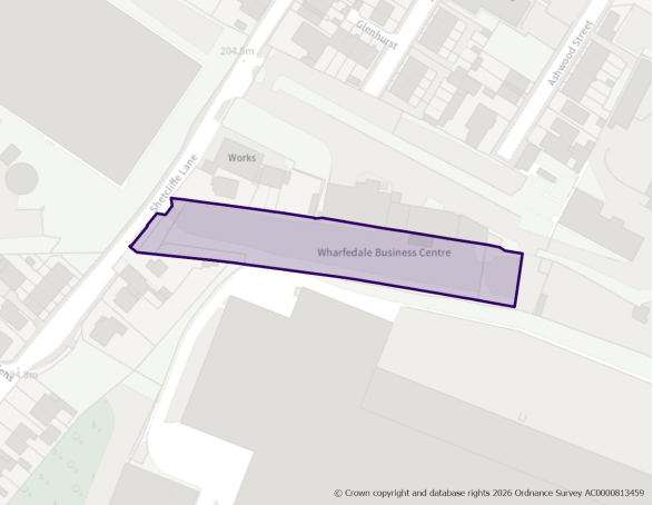 This is a map showing the boundary of employment allocation site E38.