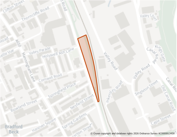 This is a map showing the boundary of housing allocation site H689.