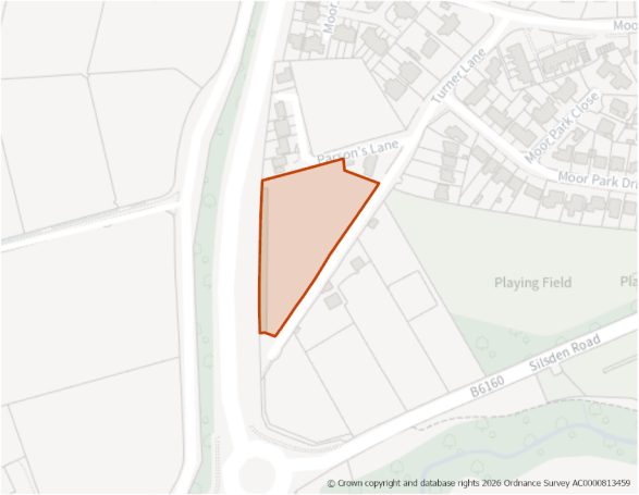 This is a map showing the boundary of housing allocation site H20. 