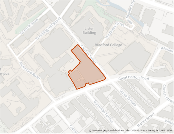 This is a map showing the boundary of housing allocation site H171.
