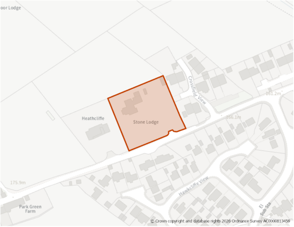 This is a map showing the boundary of housing allocation site H1085.