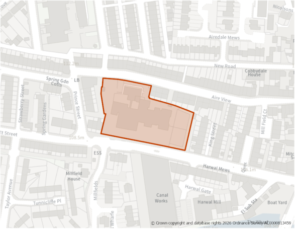This is a map showing the boundary of housing allocation site H1091.