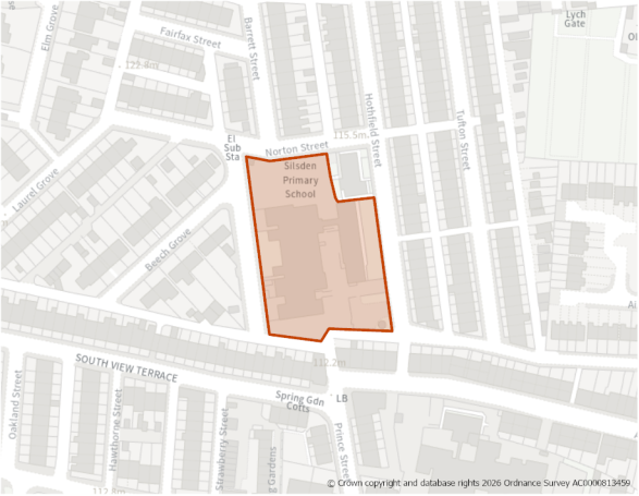 This is a map showing the boundary of housing allocation site H1092.