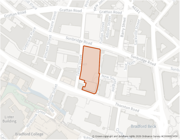 This is a map showing the boundary of housing allocation site H217.