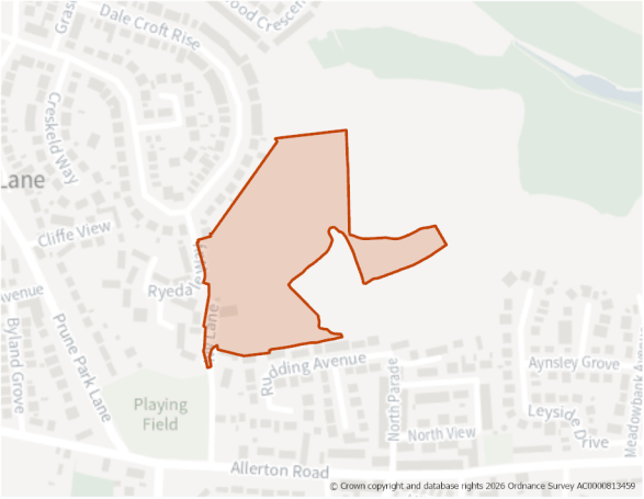 This is a map showing the boundary of housing allocation site H699.