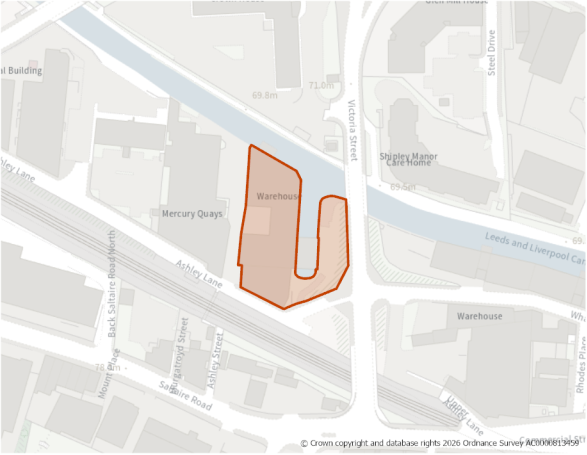 This is a map showing the boundary of housing allocation site H1044