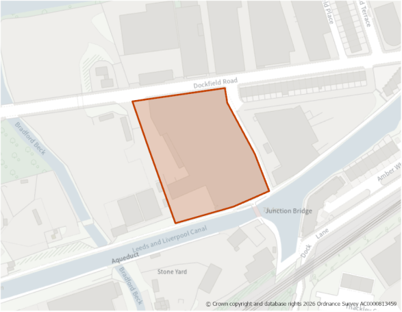 This is a map showing the boundary of housing allocation site H1047
