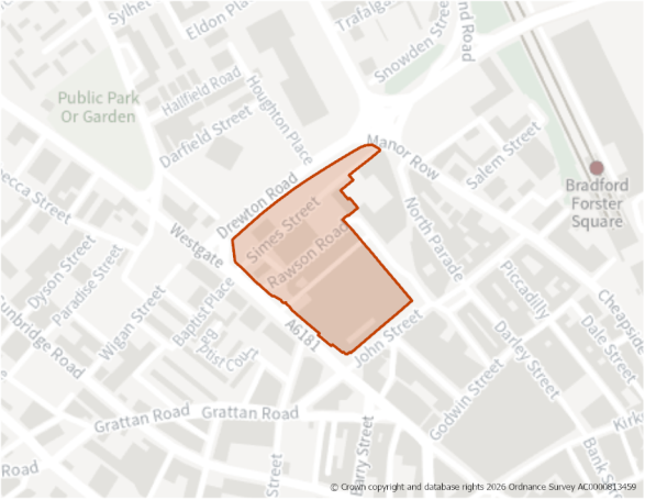 This is a map showing the boundary of housing allocation site H220.